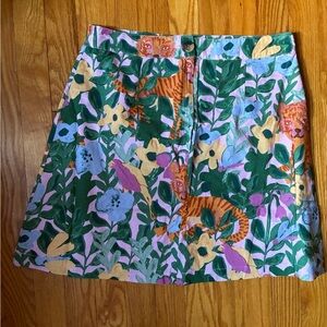Pink Tiger Skirt - ModCloth x Princess Highway - Rare Find! 🐅🌺🐅🌺🐅